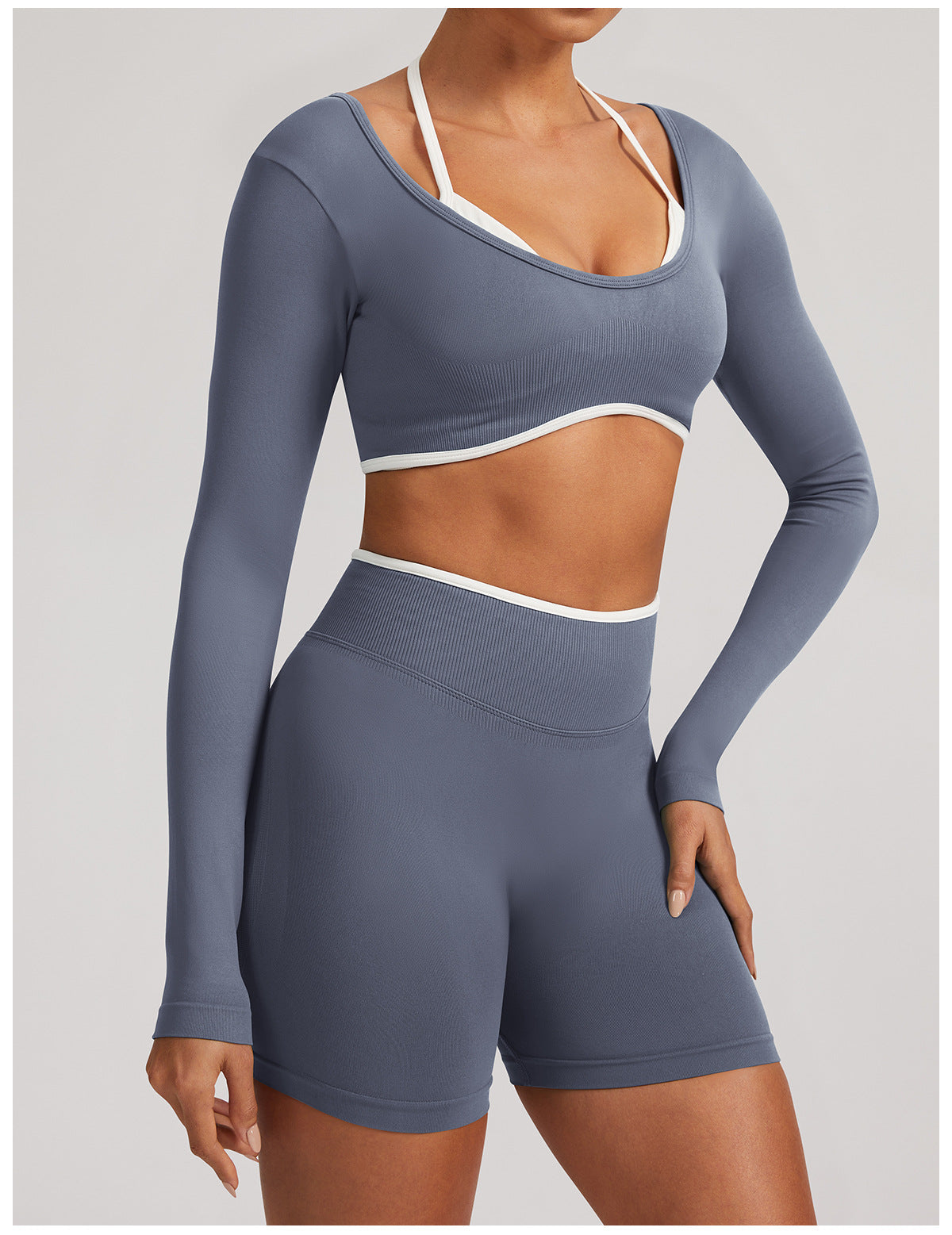 Short Sculptant Taille Haute – Steel